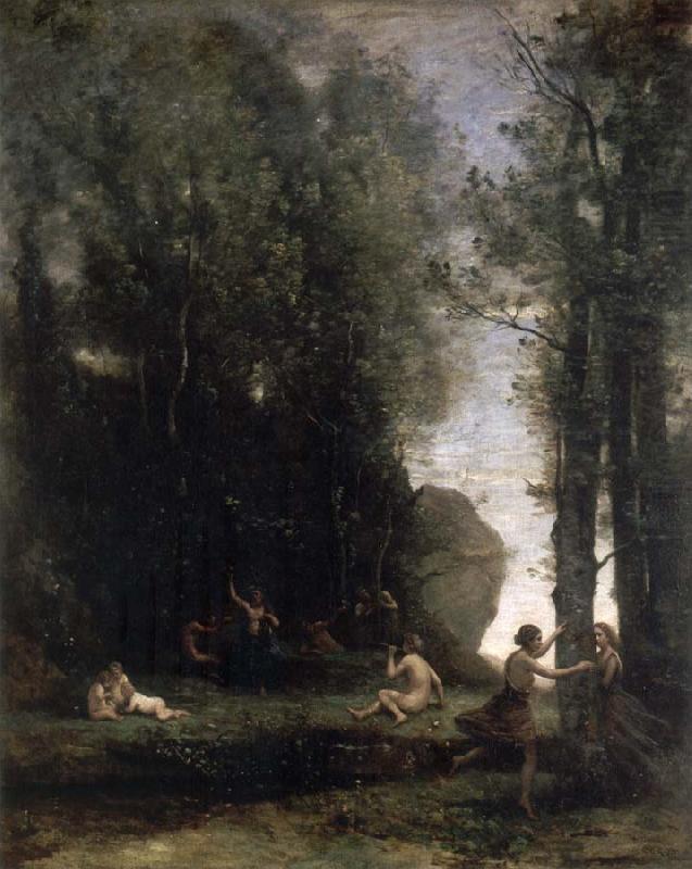 camille corot Idyll oil painting picture